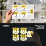 Video Surveillance Security Notice Decal Set - 5 Pack