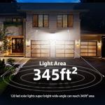 HMCITY 120 LED Solar Motion Sensor Lights
