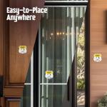 Video Surveillance Security Notice Decal Set - 5 Pack