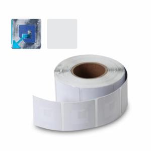 1000 White Anti-Theft Security Labels - 1.5" x 1.5