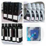 1000 White Anti-Theft Security Labels - 1.5" x 1.5