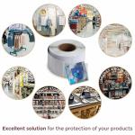 1000 White Anti-Theft Security Labels - 1.5" x 1.5