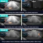 2500LM Solar LED Security Lights with Remote