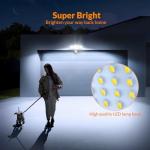 LEPOWER 1600LM Solar Motion Sensor Security Light