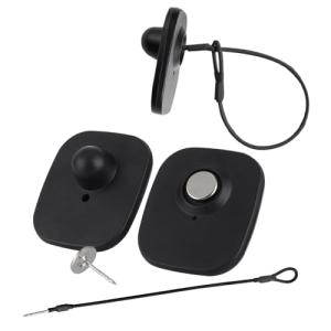 1000 RF Clothing Security Tags with Pins and Lanyards