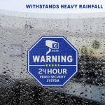 Security Camera Stickers – 6 Pack Hexagonal Design