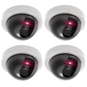 Wali Fake Security Cameras with LED Warning Lights