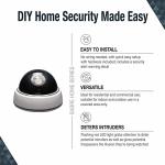 SABRE Fake Dome Security Camera with Flashing Light