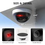 Wali Fake Security Cameras with LED Warning Lights