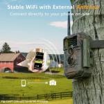 GardePro E6 WiFi Trail Camera with Night Vision