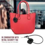 500 Anti-Theft Security Lanyard Wire Loops, Black