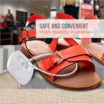 1000 White 8-Inch Security Lanyards for Loss Prevention