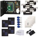 4-Door TCP/IP PIN Code RFID Access Control System