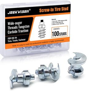 JEEKVISEN Tire Studs for Snow and Off-Road Use