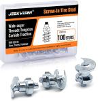 JEEKVISEN Tire Studs for Snow and Off-Road Use