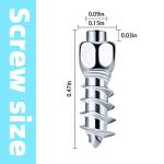 AUCELI 100pcs Snow Tire Spikes with Tool