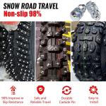 JEEKVISEN Tire Studs for Snow and Off-Road Use