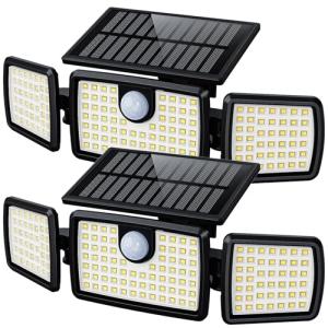 MIHANI 2500LM Solar Motion Sensor Flood Lights