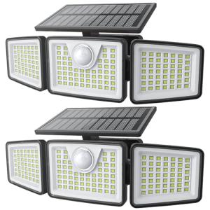Daphino 2500LM Solar Motion Sensor Outdoor Lights