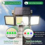 Solar Motion Sensor LED Security Flood Lights (2 Pack)