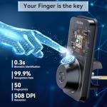 Ulecoce Keyless Entry Fingerprint Deadbolt Lock Set