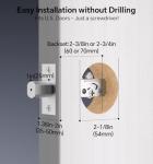 Ulecoce Keyless Entry Fingerprint Deadbolt Lock Set