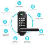 Fingerprint Smart Door Lock with Keypad & Handle