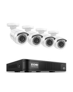 ZOSI 1080p Home Security Camera System with AI