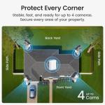 Wireless Solar Security Camera System with 360° View