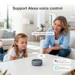 Alarm System for Home Security,24Pcs WiFi+GSM/4G No Monthly Fee Wireless Security System, Phone App Control,Real-Time Alert,Auto Alarm Dial,Compatible with Alexa & Google,No Monthly Fee