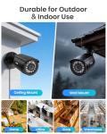 ZOSI 3K Lite Security Camera System with AI Human Vehicle Detection,H.265+ 8CH HD TVI Video DVR Recorder with 4X HD 1920TVL 1080P Indoor Outdoor Weatherproof CCTV Cameras,Remote Access,1TB Hard Drive