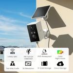 Wansview 2K WiFi Solar Security Camera Outdoor