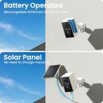 Wansview 2K WiFi Solar Security Camera Outdoor