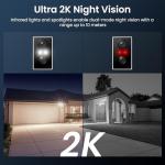 Wansview 2K WiFi Solar Security Camera Outdoor