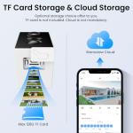 Wansview 2K WiFi Solar Security Camera Outdoor