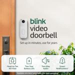 Blink Video Doorbell – HD View, Two-Year Battery