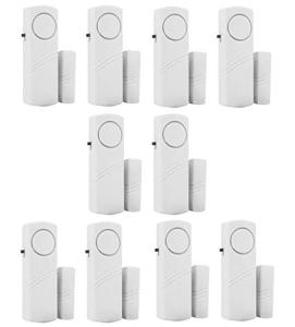 HIIXHC Wireless Door & Window Security Alarms - 10 Pack
