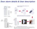 HIIXHC Wireless Door & Window Security Alarms - 10 Pack