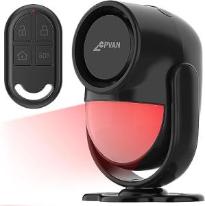 CPVAN Loud Motion Sensor Alarm with Remote Control