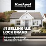 Kwikset Tylo Satin Chrome Door Knob and Deadbolt Set