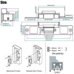 UHPPOTE Electric Strike Lock for Access Control