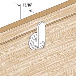 Prime-Line U 9945 Drawer Lock for Security