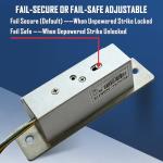 Heavy Duty Electric Door Strike Lock - ANSI Standard