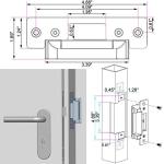 Heavy Duty Electric Door Strike Lock - ANSI Standard
