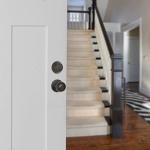 Matte Black Keyed Door Knob and Deadbolt Set