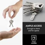 H&S High Security 60mm Padlock with 5 Keys