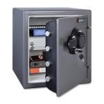 Waterproof Fireproof Digital Safe Box 1.23 Cu Ft