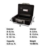 SentrySafe Fireproof Safe Box with Key Lock