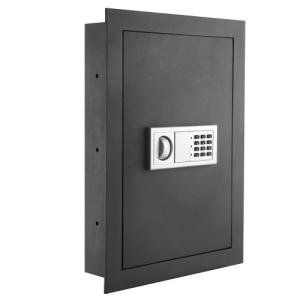 In-Wall Safe with Electronic Keypad and Keys