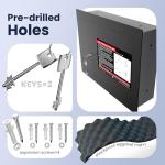 KornerBatl Wall Safe for Jewelry and Documents